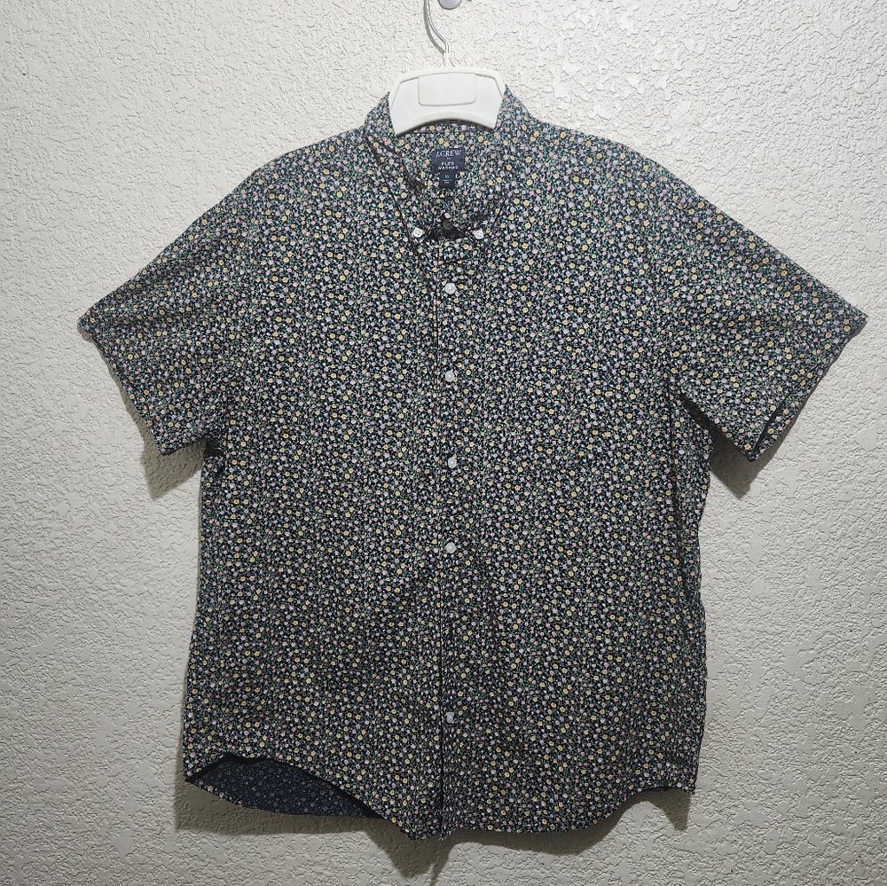 J.Crew Clasic Multi-Colored Floral Button Down Shirt